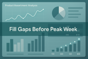 Product Assortment Analysis: Fill Gaps Before Peak Week