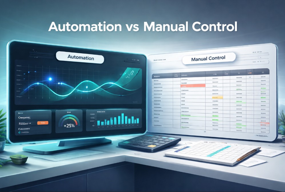 tgndata dashboard visualizing Dynamic Pricing Software vs Manual Repricing in automated and manual pricing workflows.