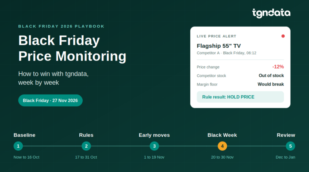 Black Friday Price Monitoring: How to Win With tgndata